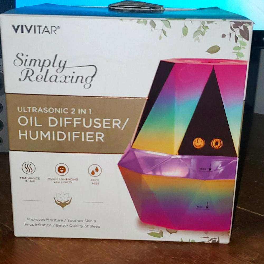 Ultrasonic 2 in 1 Oil Diffuser/ Humidifier